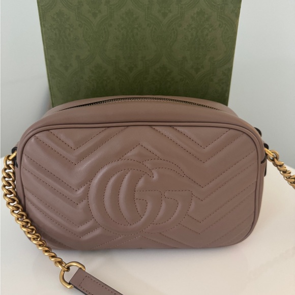 Gucci Marmont Small Shoulder Bag in Dusty Pink ‼️ - Picture 3 of 9